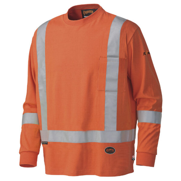 Pioneer Hi-Viz FR/ARC Long-Sleeve Cotton Safety Shirt