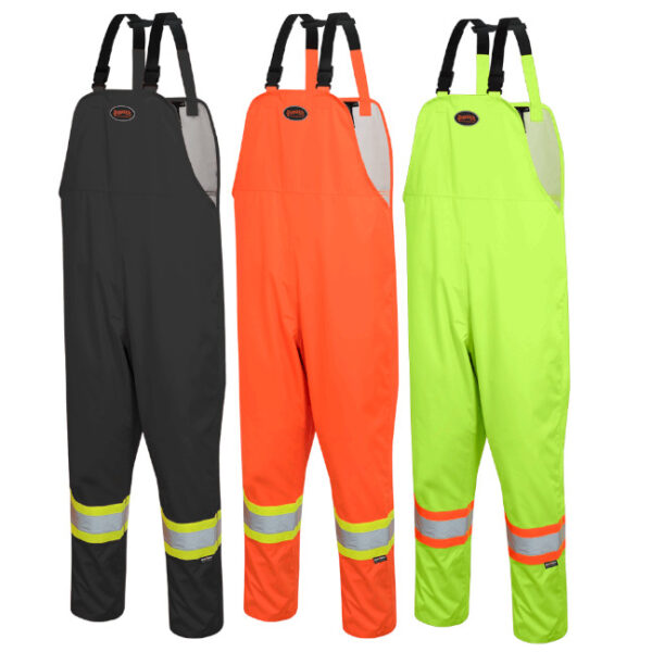 Pioneer "THE ROCK" Hi-Viz Oxford Polyester Insulated Bib Pants