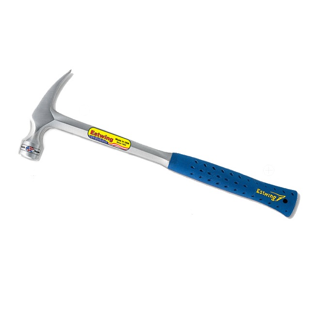 16-Inch Estwing E3-30S Framing Hammer 30-Ounce Smooth Face Vinyl Shock Reduction Grip 