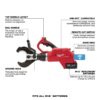 Milwaukee 2776-21 M18 FORCE LOGIC 3” Underground Cable Cutter Kit (1) Milwaukee 2776-21 M18 FORCE LOGIC 3” Underground Cable Cutter Kit
