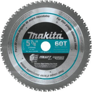 Makita A-96110 5-7/8" 60T Cermet Tipped Saw Blade for Stainless Steel