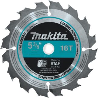 Makita A-94904 5-3/8" 16T Tungsten Carbide Tipped Saw Blade