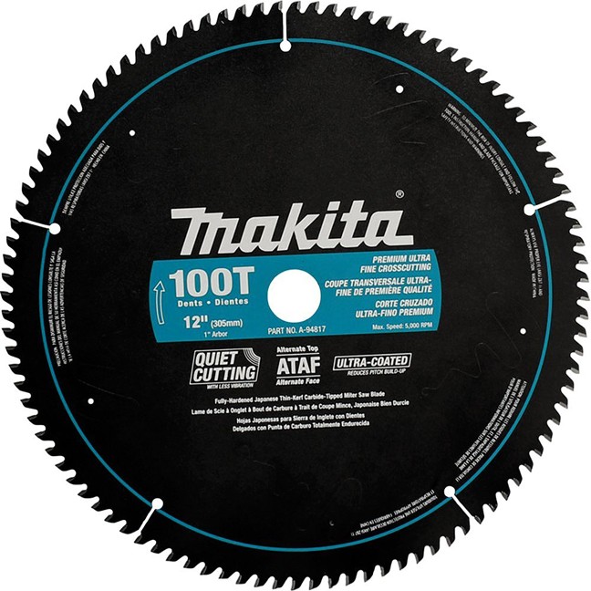 Makita A-94817 12" 100T Ultra-Coated Mitre Saw Blade