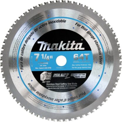 Makita A-95875 7-1/4" 64T Stainless TCT Saw Blade