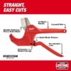Milwaukee 48-22-4215 2-3/8” Ratcheting Pipe Cutter