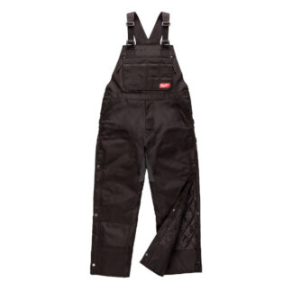Milwaukee 261B GRIDIRON Zip-to-Thigh Bib Overall-Black