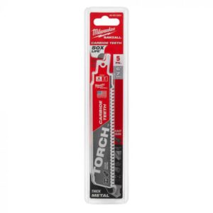 Milwaukee 48-00-5501 6" C-Torch Sawzall Blade 5-Pack