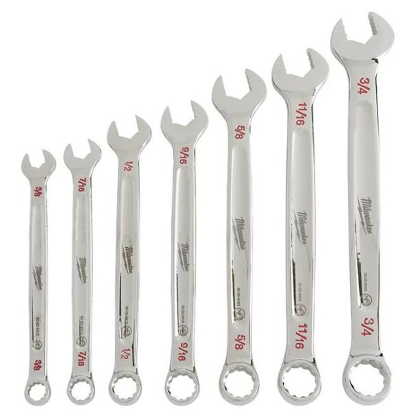 Milwaukee 48-22-9407 7PC Combination SAE Wrench Set