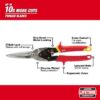 Milwaukee 48-22-4537 Long Cut Straight Aviation Snips