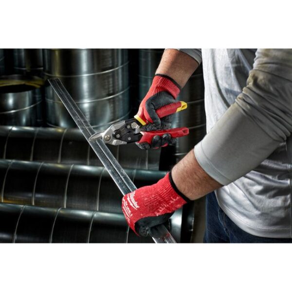 Milwaukee 48-22-4538 Long Cut Offset Left Aviation Snips