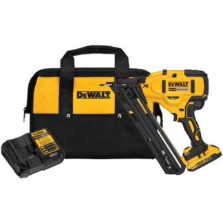 DeWalt DCN650D1 20V MAX XR 15 Gauge Angled Finish Nailer Kit