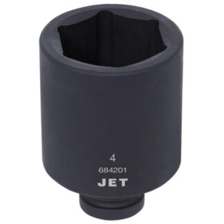 Jet 684201 1" Drive x 4" 6-Point Deep Impact Socket