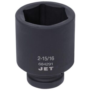 Jet 684291 1" Drive x 2-15/16" 6-Point Deep Impact Socket