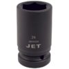 Jet 684524 1" Drive x 24mm Regular Impact Socket 6-Point