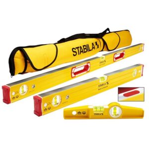 Stabila 48380 196 Magnetic Level Set - 48"/24" Torpedo and Case