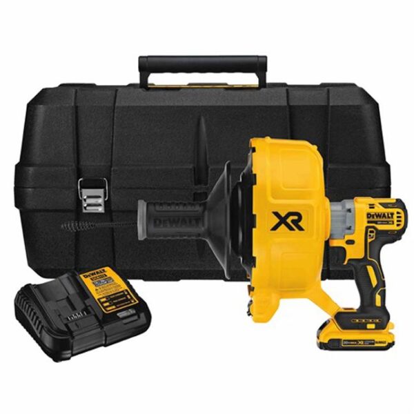 Dewalt DCD200D1 20V MAX XR Drain Snake Kit