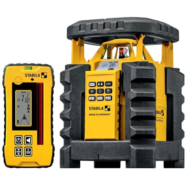 Stabila 05700 LAR350 Self-Leveling Interior Exterior Rotary Laser Kit
