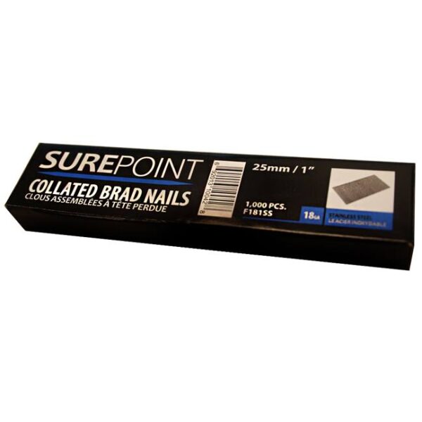 SurePoint-F181SS-Collated-Brad-Nails SurePoint Stainless Steel Collated Brad Nails