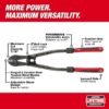 Milwaukee 48-22-4114 14" Adaptable Bolt Cutter with POWERMOVE