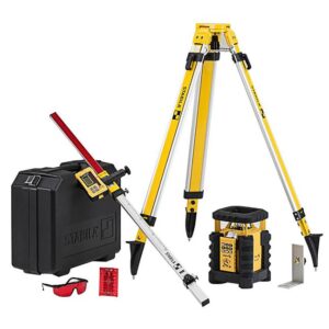 Stabila 05700 LAR350 Self-Leveling Interior Exterior Rotary Laser Kit
