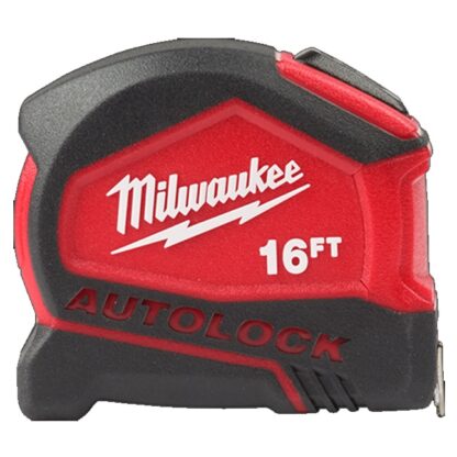 Milwaukee 48-22-6816 16ft Compact Auto Lock Tape