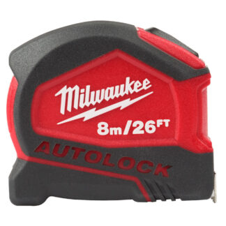 Milwaukee 48-22-6826 8m/26ft Compact AUTOLOCK Tape