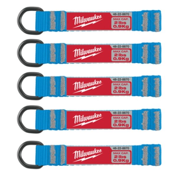 Milwaukee 48-22-8870 5pc 2lb D-Ring Web Attachment