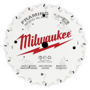 Milwaukee 48-40-0522 5-3/8" 16T Framing Circular Saw Blade