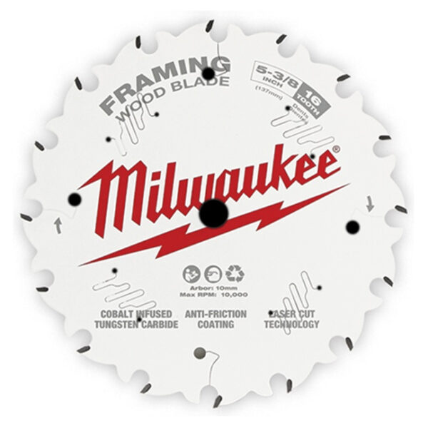Milwaukee 48-40-0522 Milwaukee 48-40-0620 6-1/2" 24T Framing Circular Saw Blade