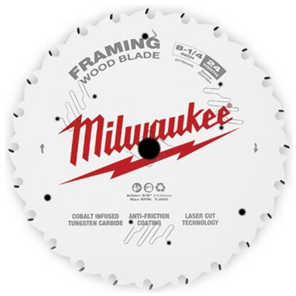 Milwaukee 48-40-0820 8-1/4" 24T Framing Circular Saw Blade