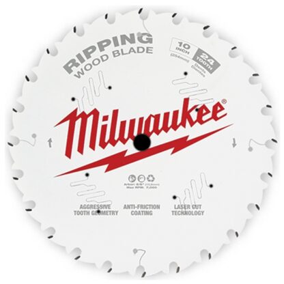 Milwaukee 48-40-1020 10" 24T Ripping Circular Saw Blade