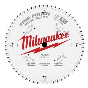 Milwaukee 48-40-1028 10" 60T Fine Finish Circular Saw Blade