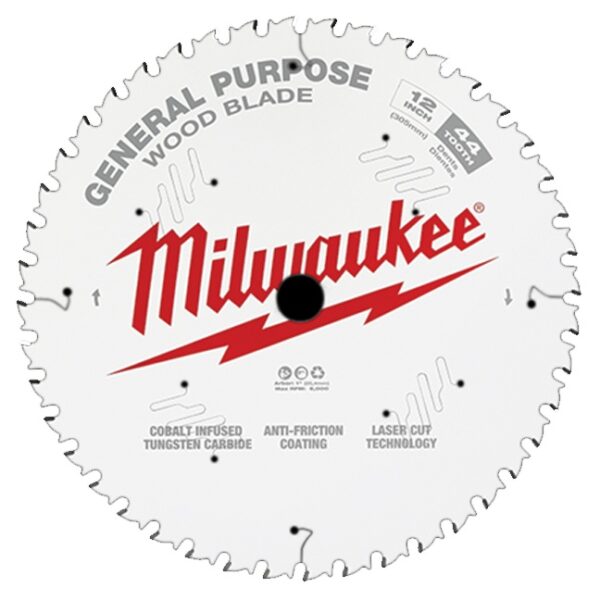 Milwaukee 48-40-1220 12" 44T General Purpose Circular Saw Blade