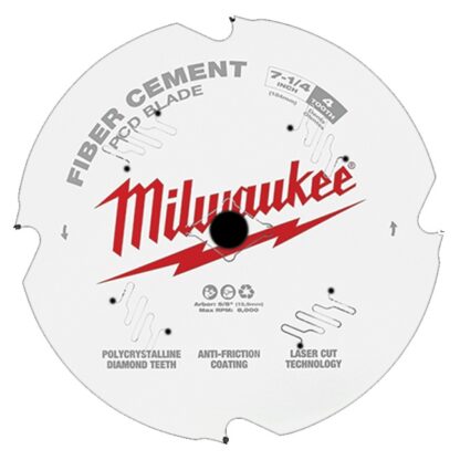 Milwaukee 48-40-7000 7-1/4" PCD/Fiber Cement Circular Saw Blade