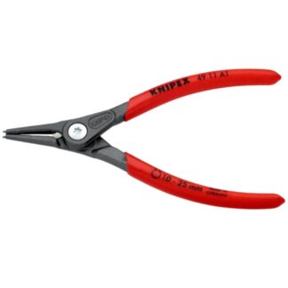 Knipex 4911A1 Precision External Circlip Pliers - Straight 3/64" (1.3 mm) Tips
