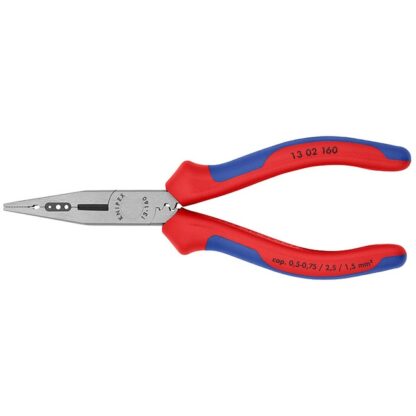 Knipex 1302160 6-1/4" 4-in-1 Electrician's Pliers - Metric Wire