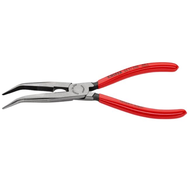 Knipex 2621200 8" (200mm) 40º Angled Long Nose Side Cutting Pliers with