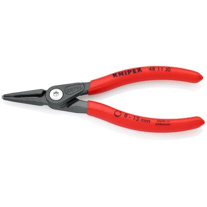 Knipex 4811J0 5-1/2" (140mm) Precision Internal Circlip Pliers - Straight Tip 3/64" (1.3mm)