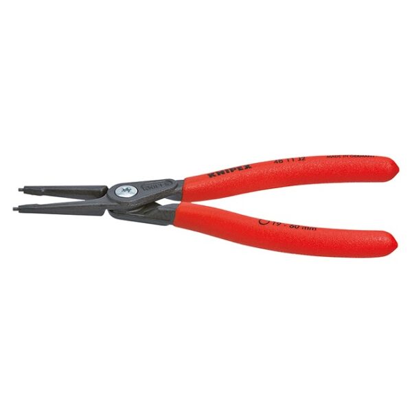 Knipex 4811J4 12-1/2" (320mm) Precision Internal Circlip Pliers - Straight Tip 1/8" (3.2mm)