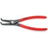 Knipex 4921A31 8-1/4" (210mm) Precision External Circlip Pliers - 90º Bent Tip 3/32" (2.3mm)