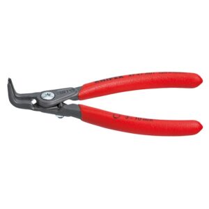 Knipex 4941A01 5-1/4" (130mm) Precision External Circlip Pliers - 90º Bent Tip 1/32" (0.9mm)
