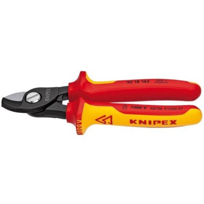 Knipex 9518165SBA 6-1/2" (165 mm) Cable Shears - 1000V Insulated
