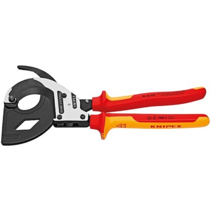 Knipex 9536320 12-1/2" (320mm) Ratchet Action Cable Cutters - 1000V Insulated