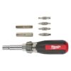 Milwaukee 48-22-2881 13-in-1 Cushion Grip Screwdriver with Schrader Bit
