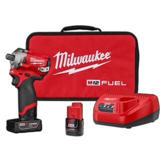 Milwaukee 2555P-22 M12 FUEL 1/2" Stubby Impact Wrench with Pin Detent Kit