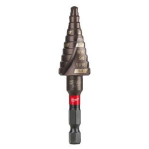 Milwaukee 48-89-9243 SHOCKWAVE Impact Duty Step Bit #3 3/16 - 3/4"