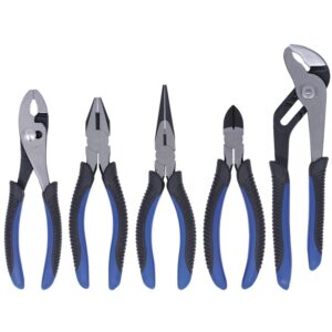 Jet 730306 5 PC Industrial Pliers Set - Super Heavy Duty