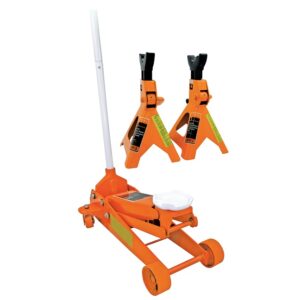 Strongarm 030416 2-1/2 ton Service Jack plus 3 ton Vehicle Stands