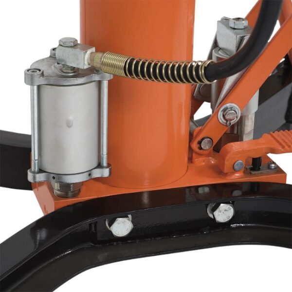 Strongarm 030538 / 816BA 1 Ton High Lift Air/Hydraulic Professional 2-Stage Transmission Jack