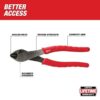 Untitled design - 2023-02-08T113139.996 Milwaukee 48-22-6128 8" Comfort Grip Angled Head Diagonal Cutting Pliers